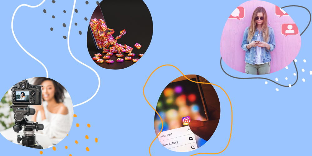 video content on IG blog header